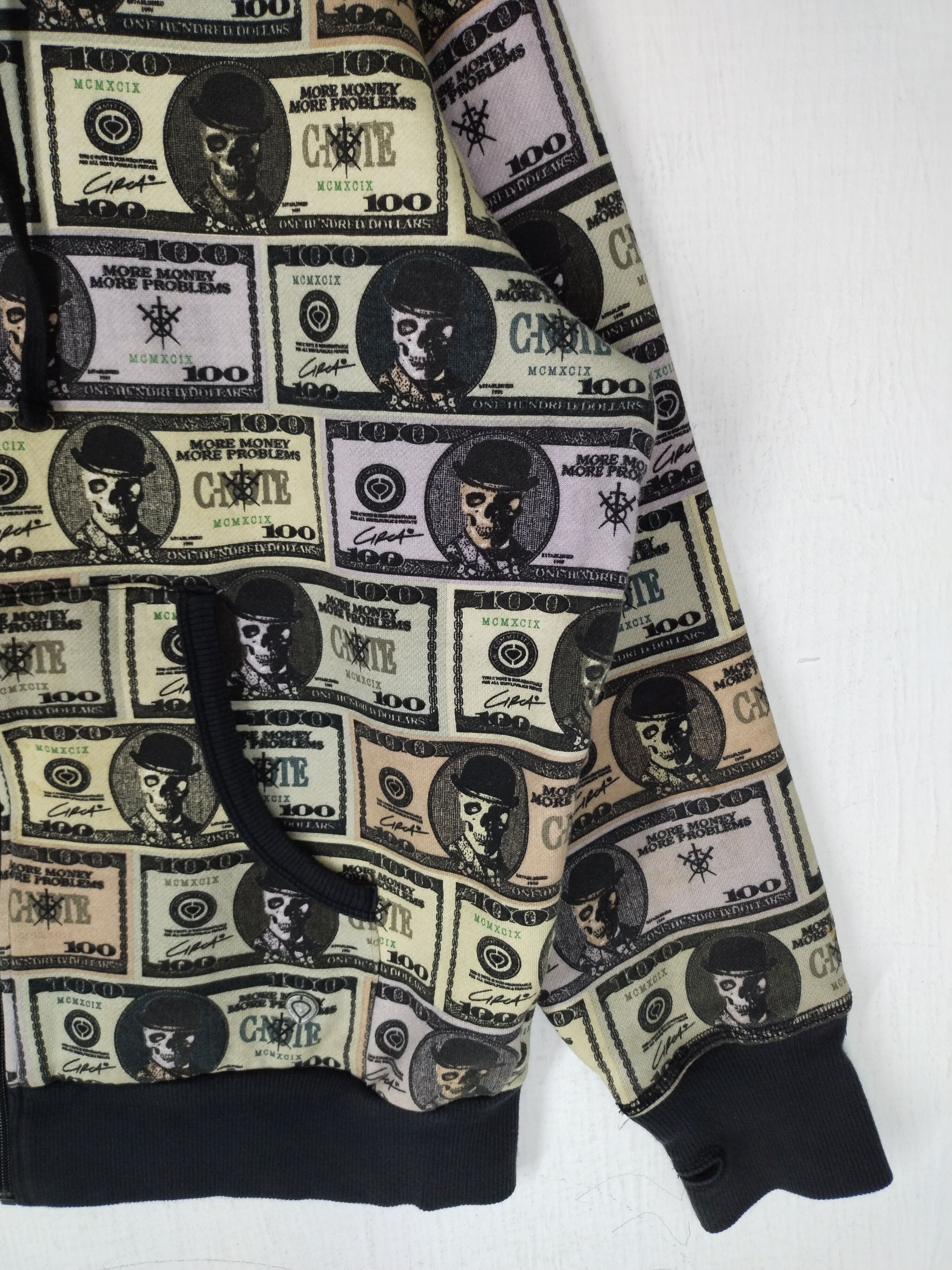 C1RCA Vintage Circa C-Note Skulls Overprint Punks LBG Hoodie Size US M / EU 48-50 / 2 - 7 Thumbnail
