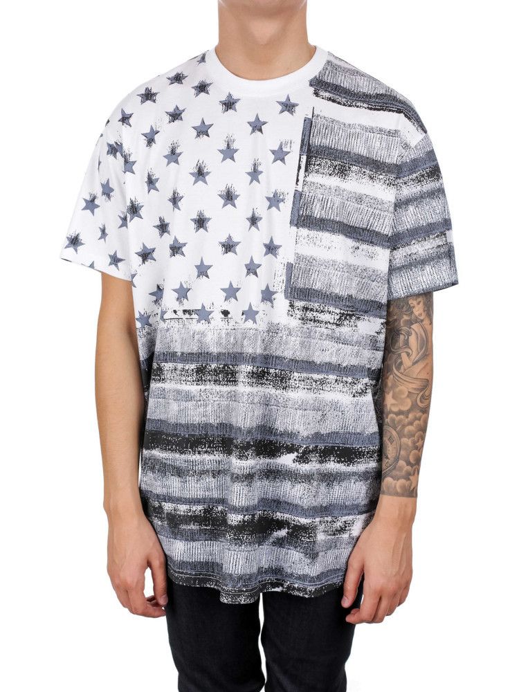 Givenchy Stars and Stripes Full Flag Print Oversized T-Shirt Size US S / EU 44-46 / 1 - 2 Thumbnail