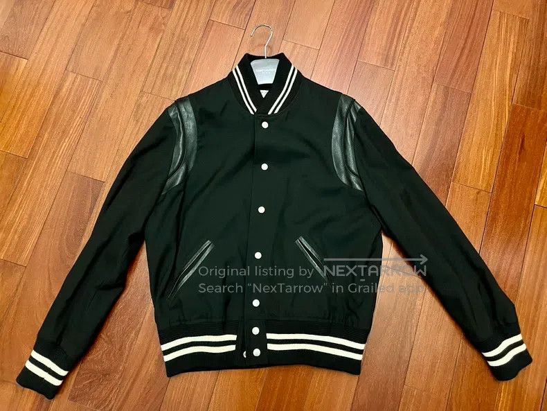 Saint Laurent Paris Baseball Jacket Coat