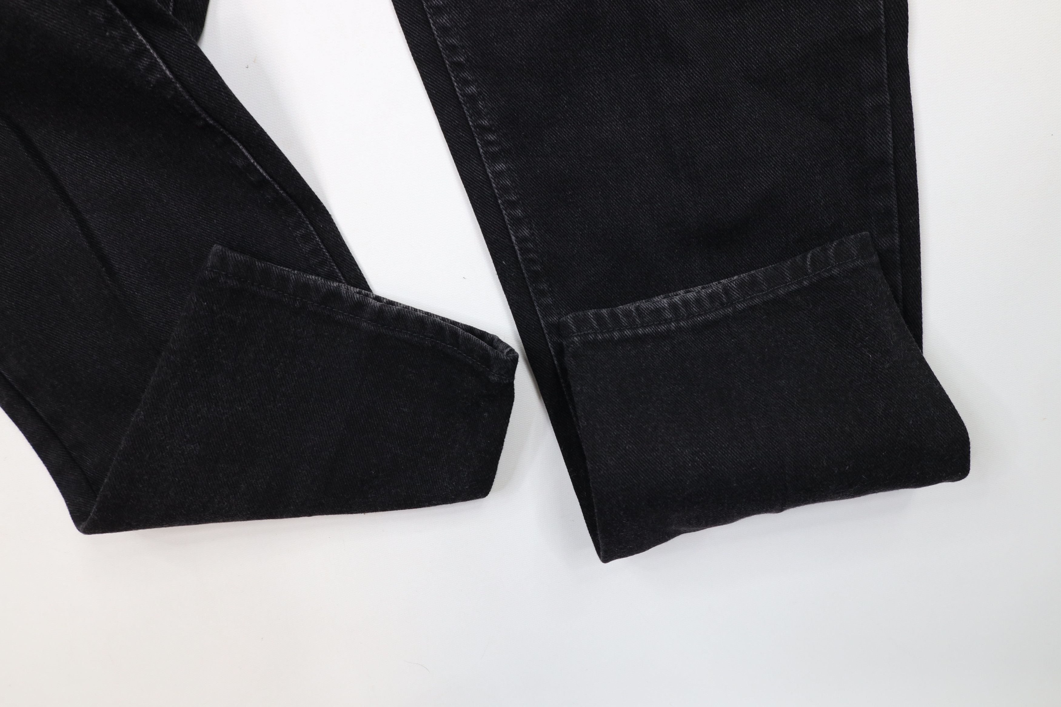 Lee × Vintage Vintage 90s Lee High Waist Tapered Leg Denim Jeans Black Size 36" / US 14 / IT 50 - 6 Thumbnail