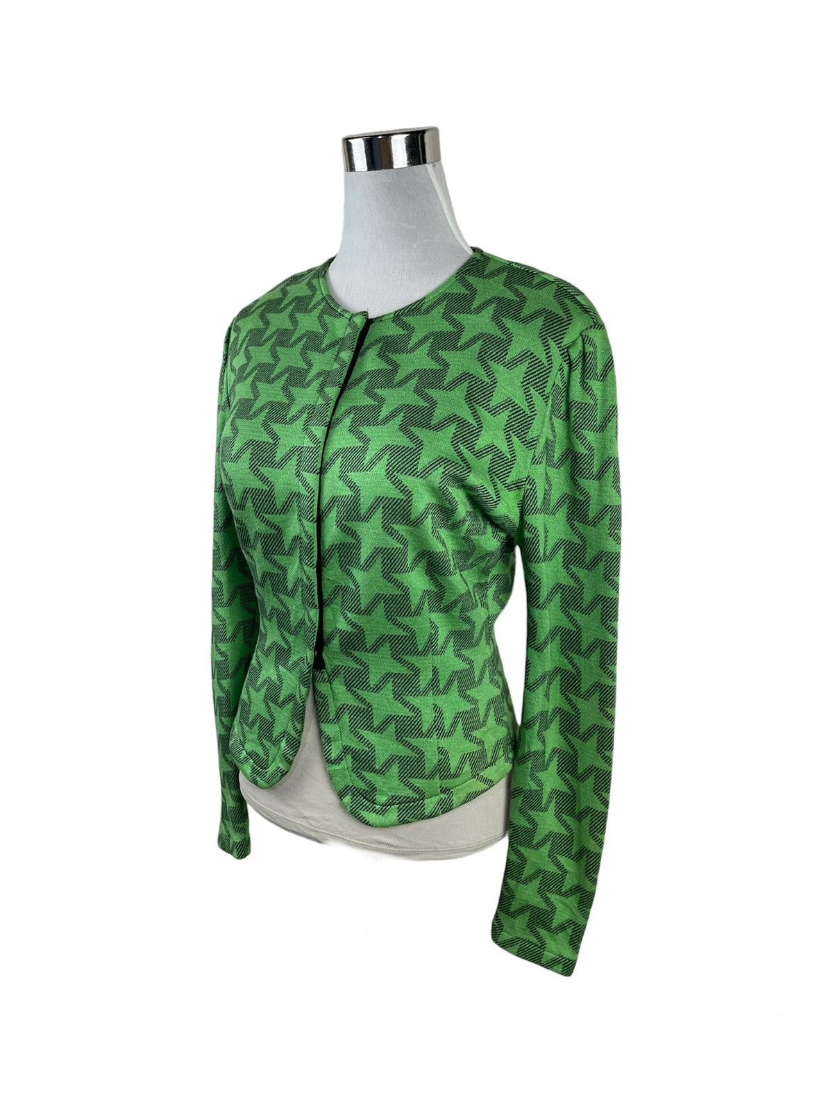Norma Kamali Norma Kamali Green Starred Crop Top Size M / US 6-8 / IT 42-44 - 1 Thumbnail