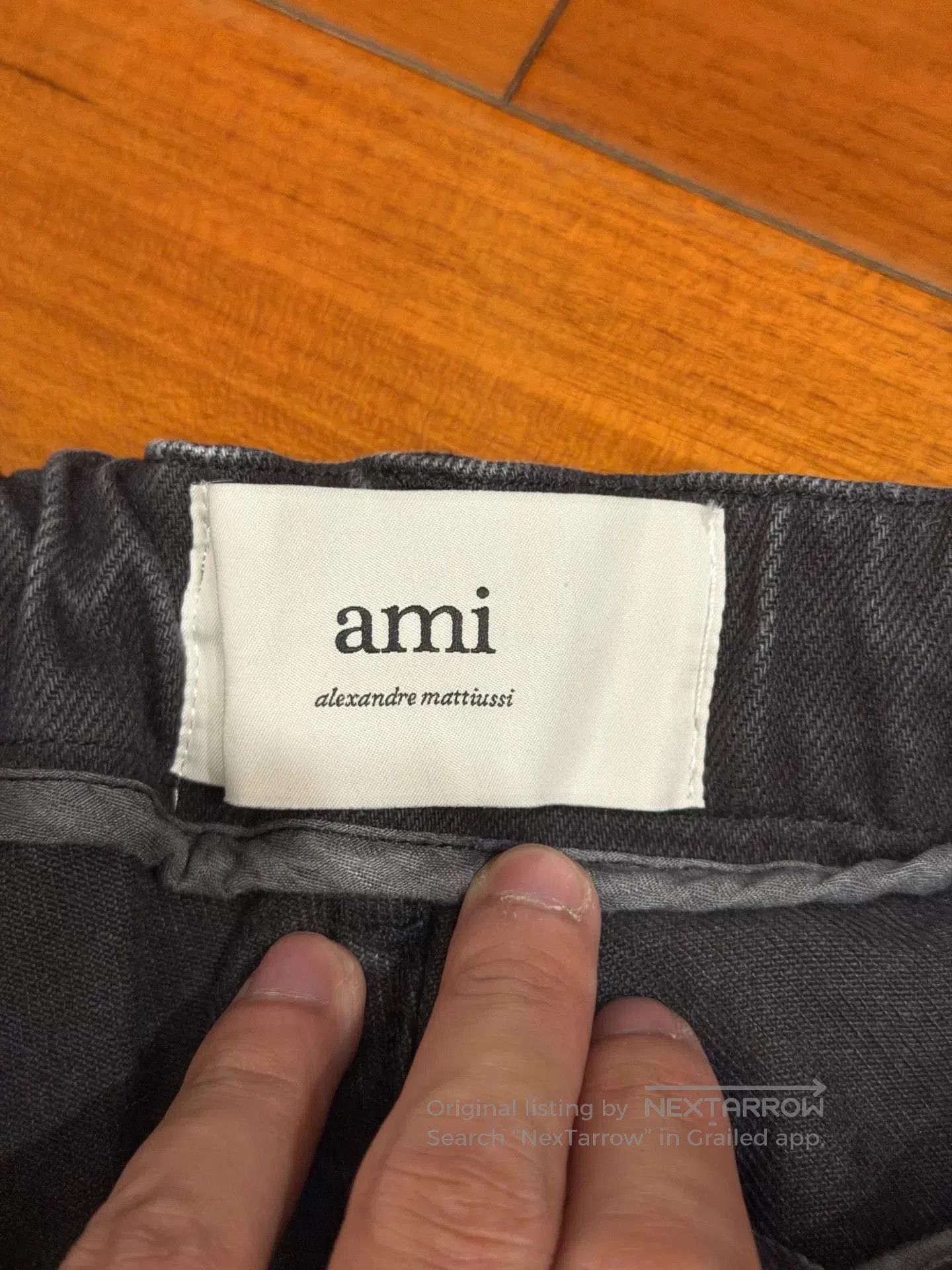 AMI AMI Black Cargo Wide. Size US 30 / EU 46 - 3 Thumbnail