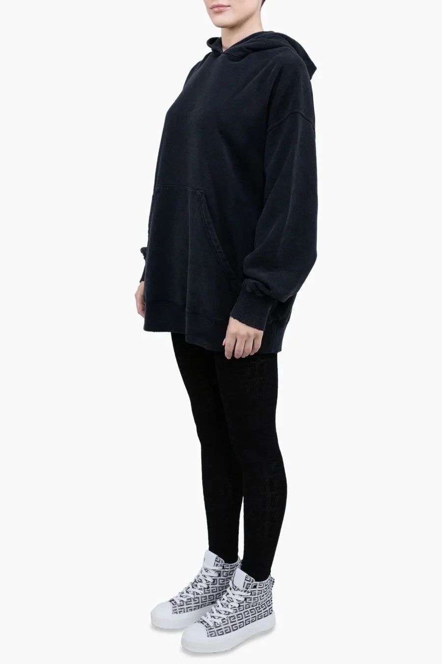 Givenchy o1n1vont0326 4G Jacquard Flared Trousers in Black Size 27" / US 4 / IT 40 - 4 Thumbnail