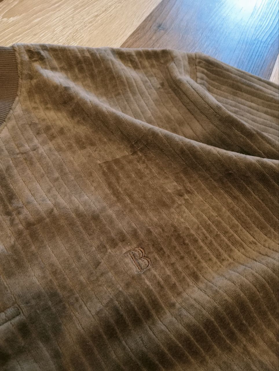 Balmain VINTAGE BALMAIN PARIS VELVET SWEATSHIRT Size US L / EU 52-54 / 3 - 4 Thumbnail