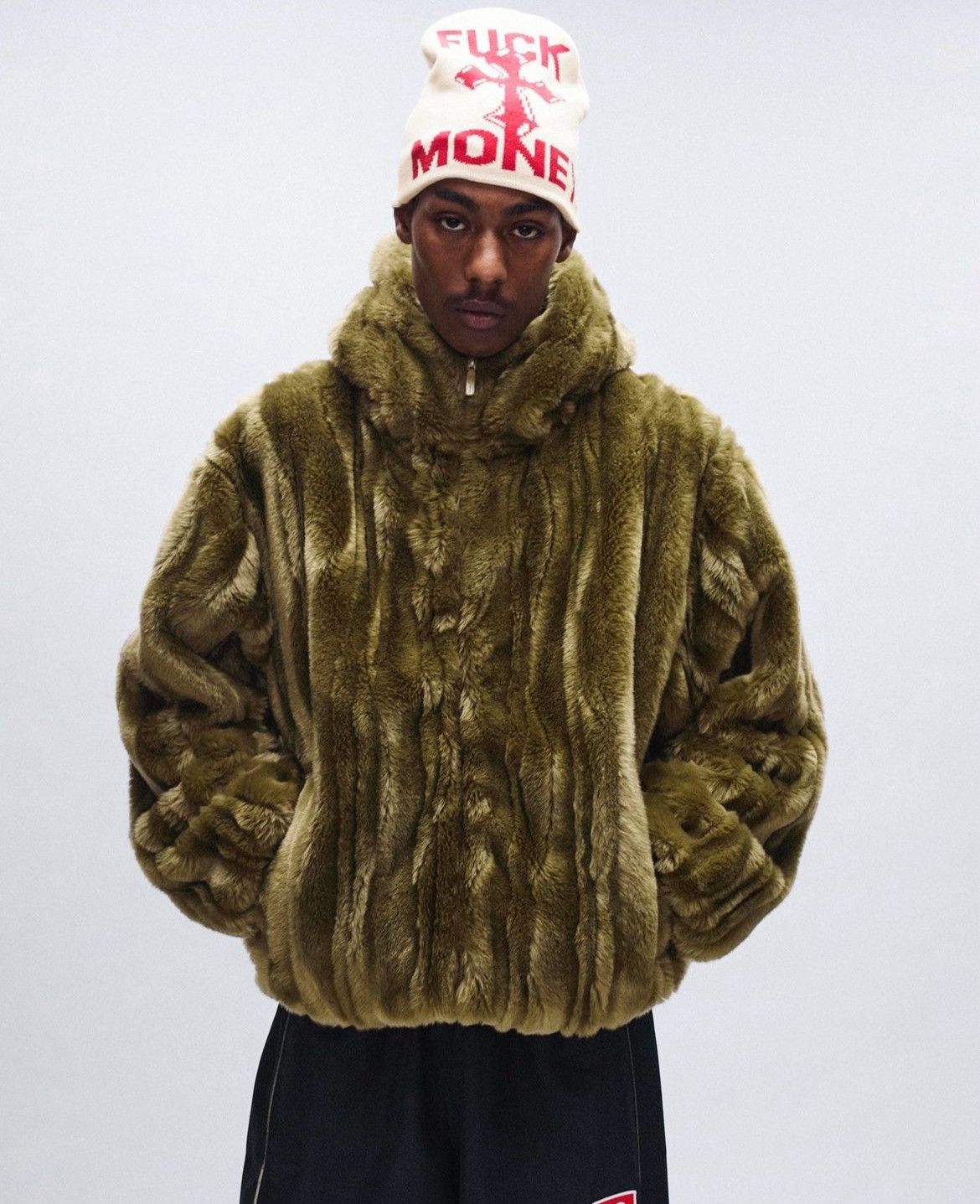 Supreme Supreme Faux Fur Hooded Jacket Size US L / EU 52-54 / 3 - 3 Thumbnail