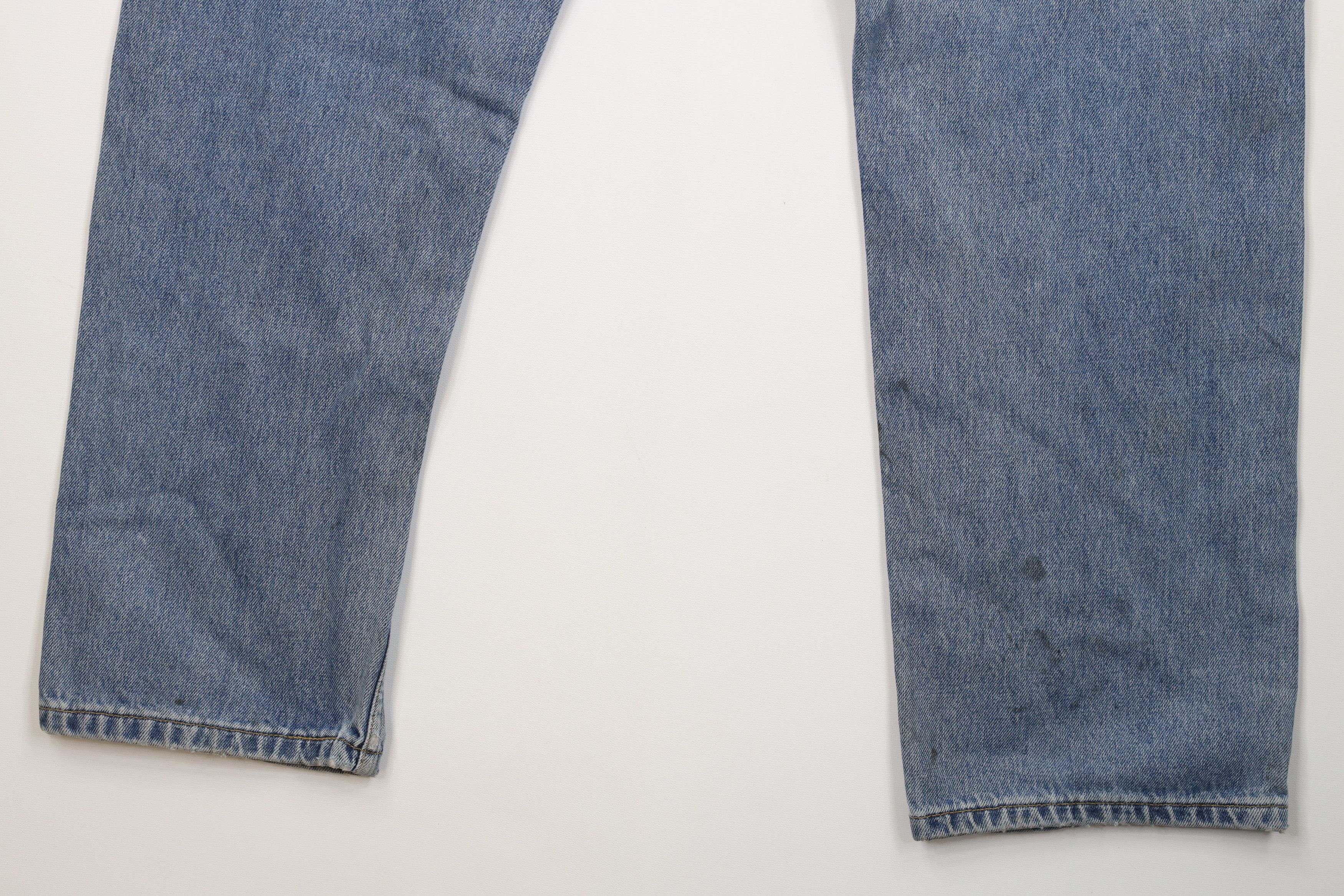 Levi's Vintage Y2K 2003 Levis 505 Regular Straight Leg Jeans Blue Size US 38 / EU 54 - 14 Thumbnail