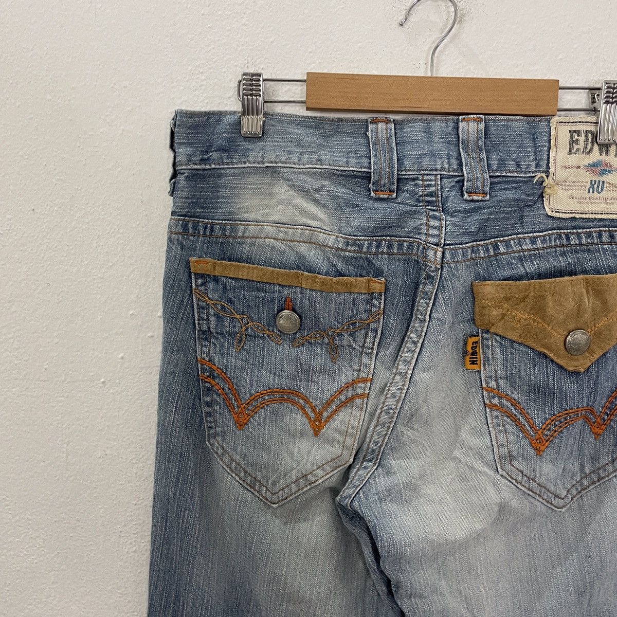 Edwin Vintage Edwin Cowboy Motive Denim Jeans Size US 32 / EU 48 - 9 Thumbnail