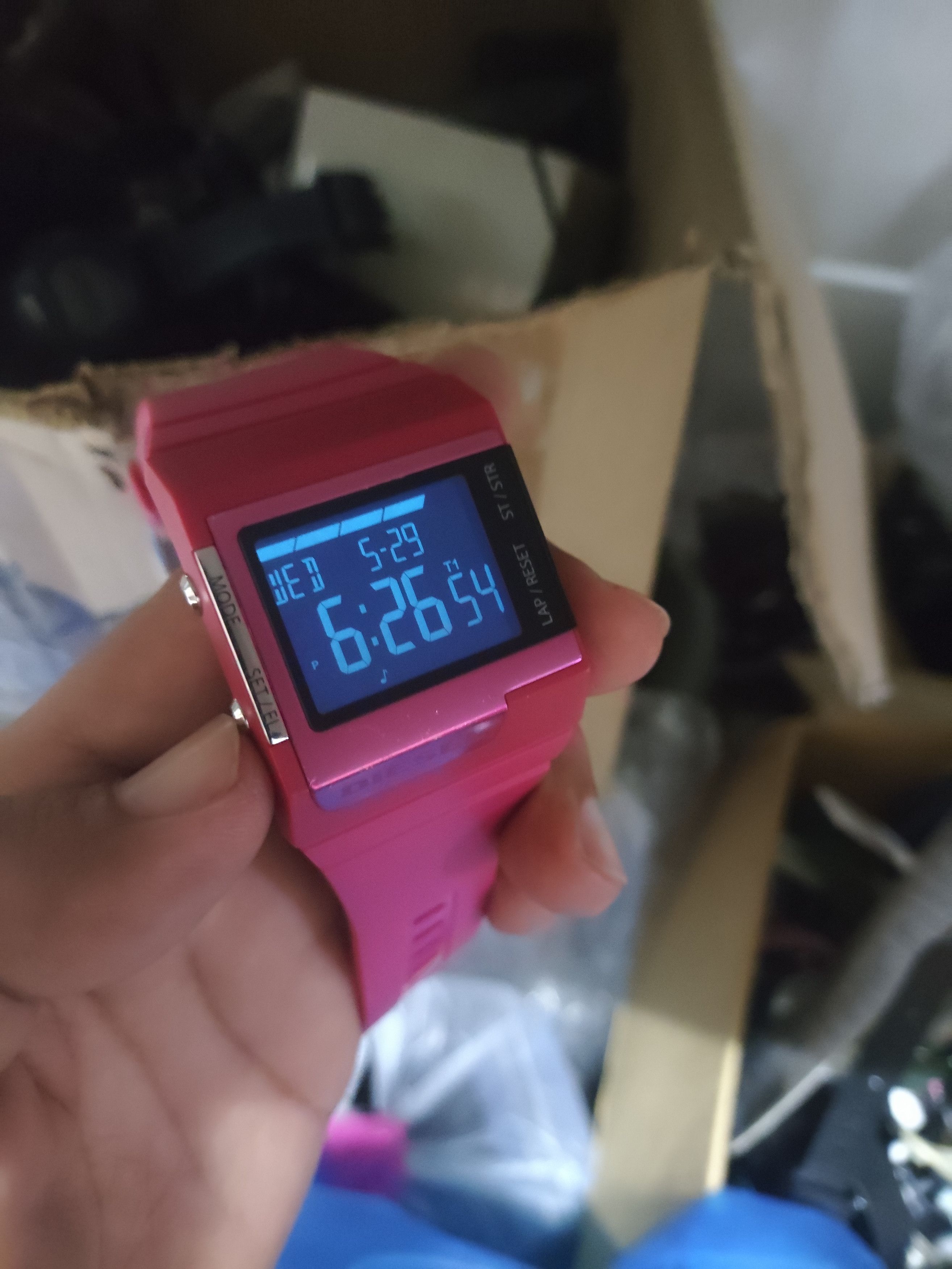 Diesel Vintage 💥 Diesel Digital Watch Red Metallic Monster Size ONE SIZE - 3 Thumbnail