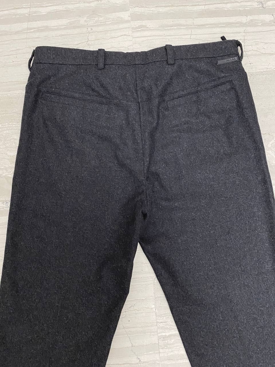 Prada PRADA Tab Logo Charm Wool Dress Classic Suit Trousers Pants Size US 32 / EU 48 - 6 Thumbnail