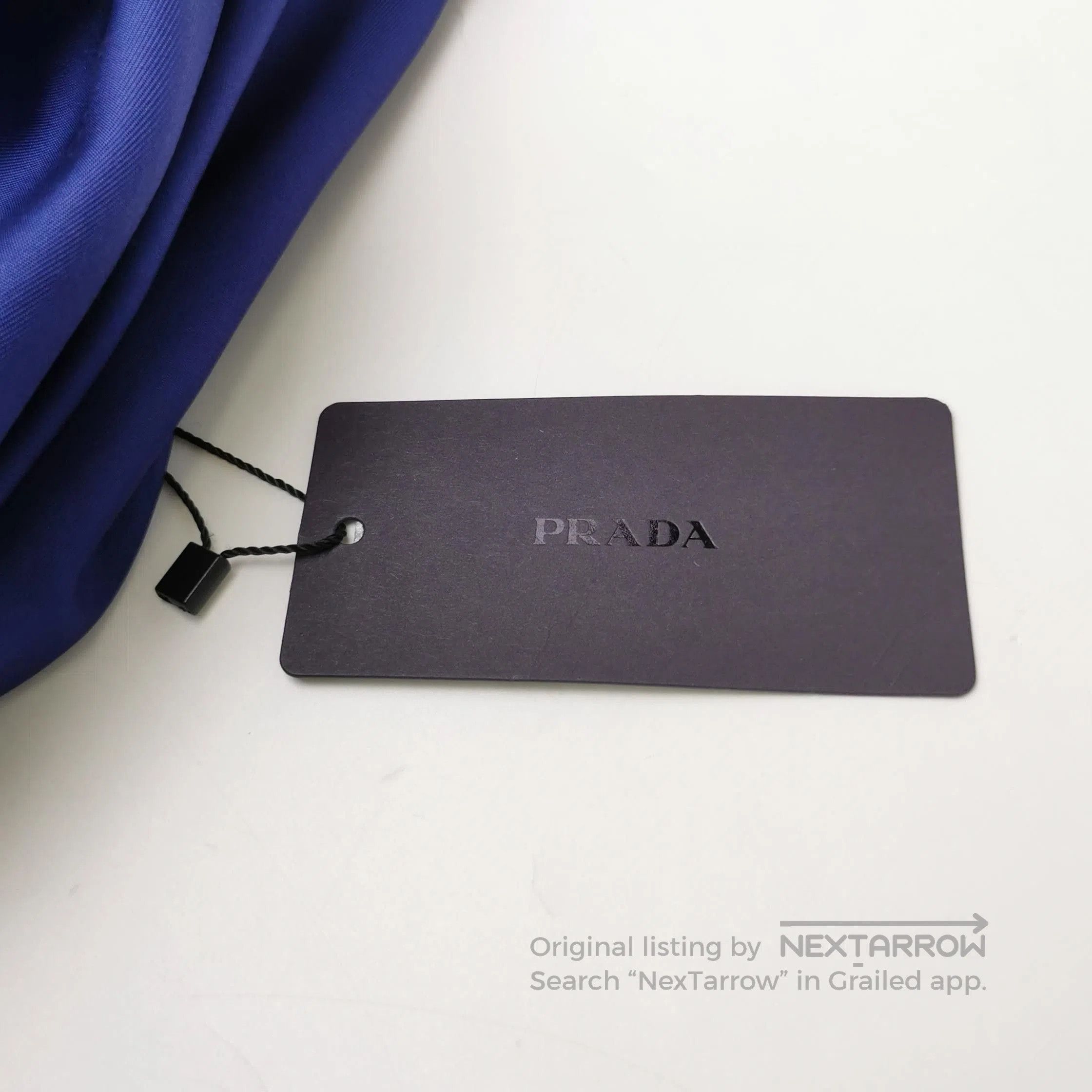 Prada Prada Silk Contrast Stripe Logo Pants (L). Size US 32 / EU 48 - 1 Thumbnail