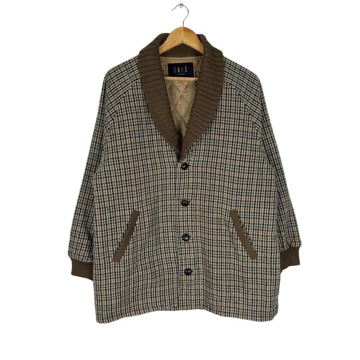 DAKS ☀️DAKS LONDON NOVA CHECKED BUTTON JACKET Size US M / EU 48-50 / 2 - 2 Thumbnail