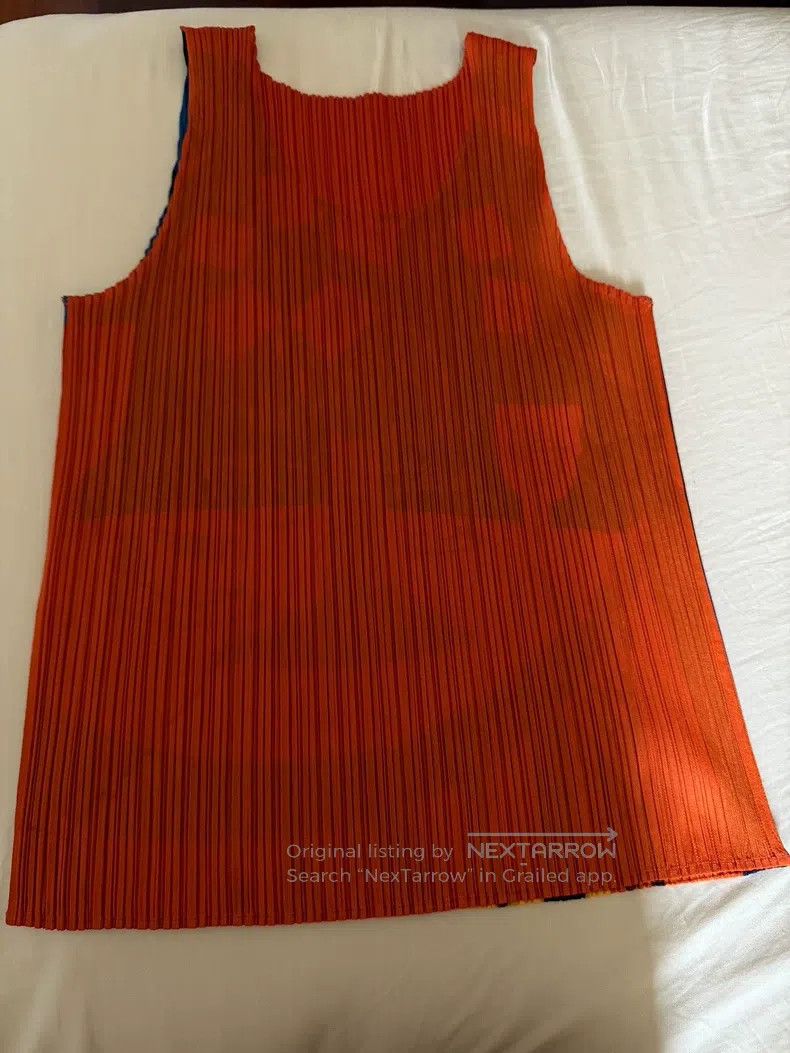 Issey Miyake Issey Miyake Blue Twist Knit Top Size L / US 10 / IT 46 - 3 Thumbnail