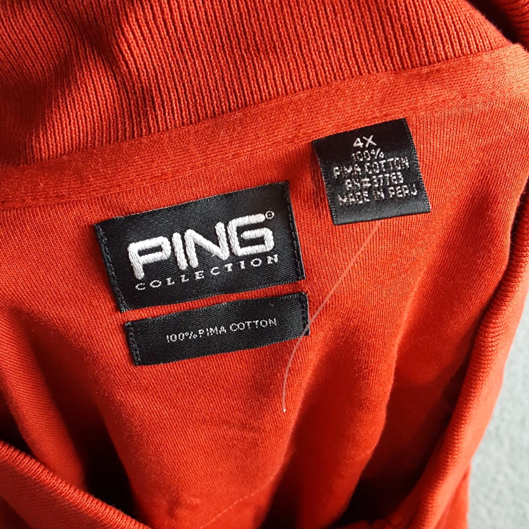 Vintage VINTAGE Ping Golf Red Short Sleeve Preppy Size 4X Big & Tall Polo Shirt Men 90s Grunge Rock Surf Beach Classic Casual Workwear Polo Shirt Size US XXL / EU 58 / 5 - 4 Thumbnail