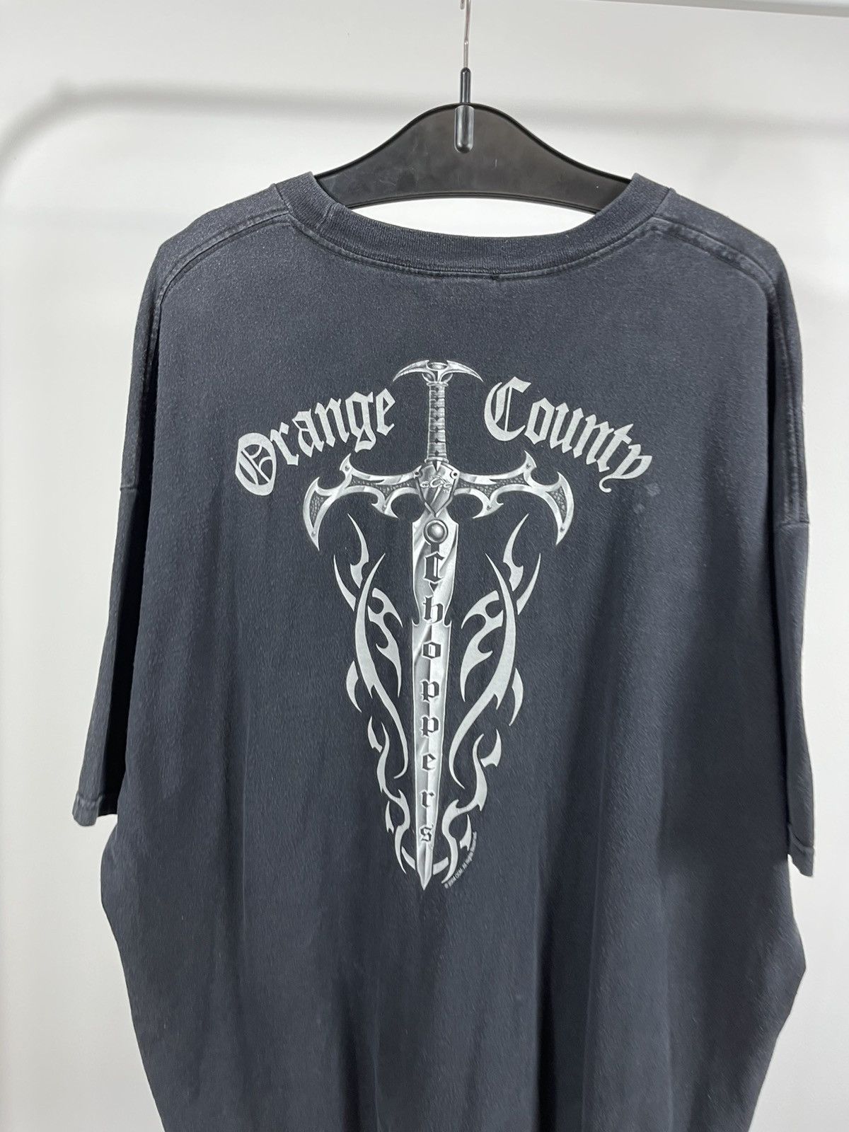 Other Orange County Choppers Vintage Black 2004 Sword Logo T-Shirt Size US XXL / EU 58 / 5 - 11 Thumbnail