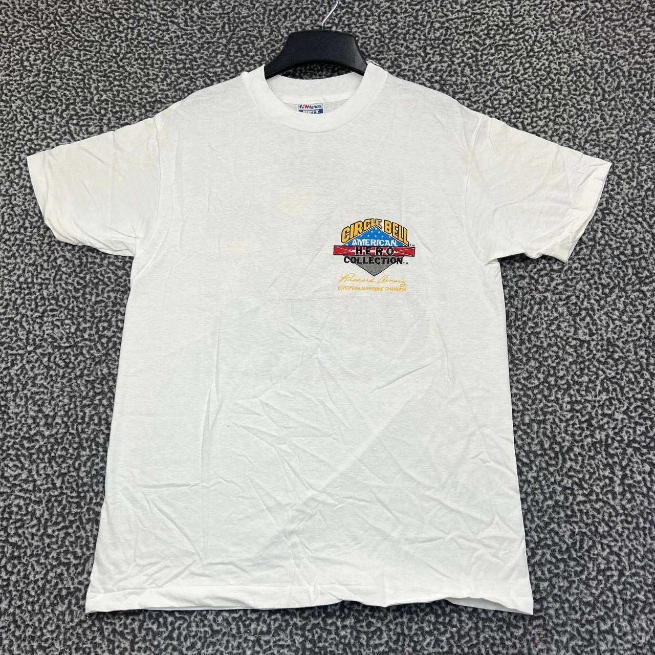 Hanes Vintage Rich Arnaiz Racing Shirt Men L Short Sleeve Size US L / EU 52-54 / 3 - 2 Thumbnail