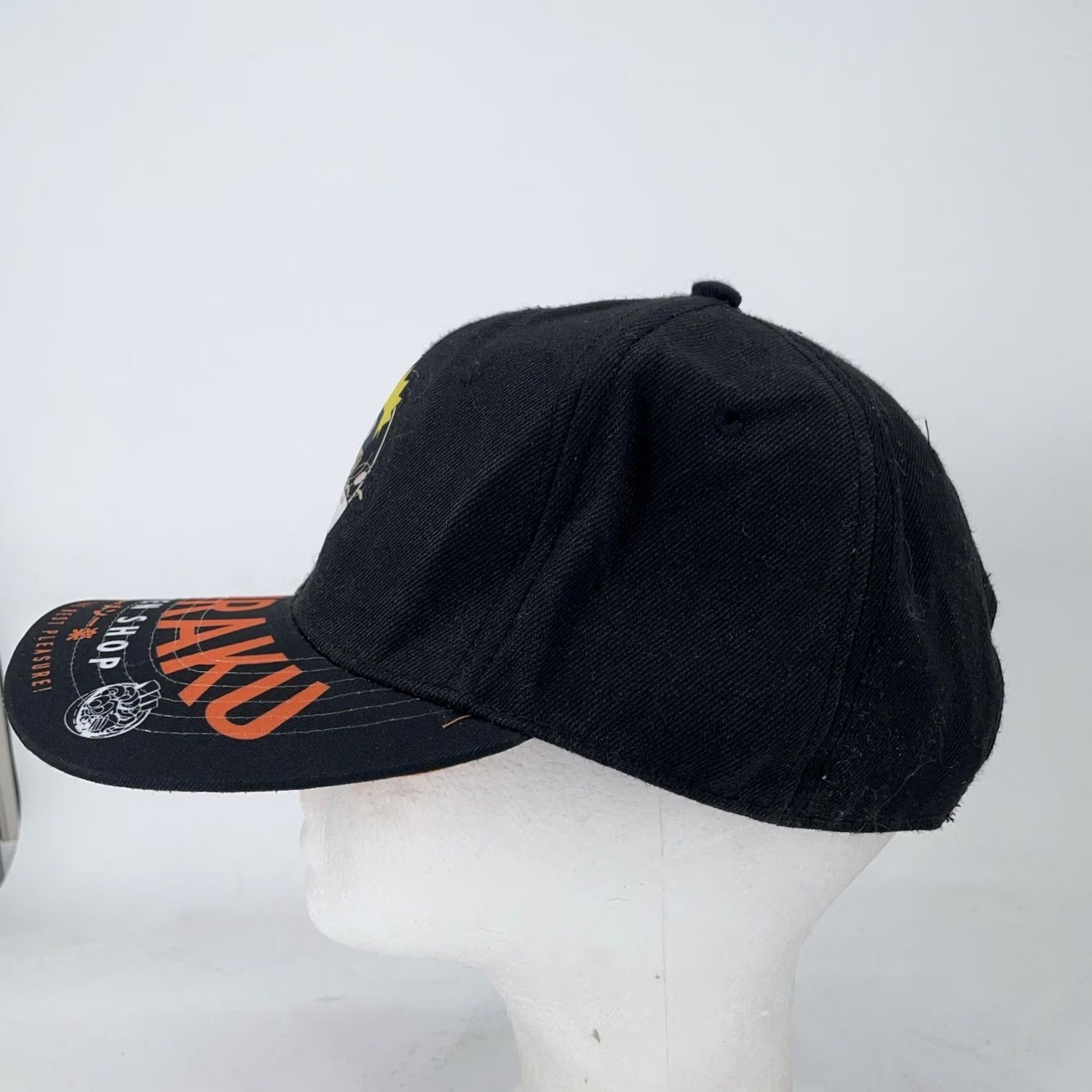 Vintage Naruto Hat Cap Snap Back Mens Black Anime Ichiraku Ramen Shop Shippuden Size ONE SIZE - 2 Thumbnail