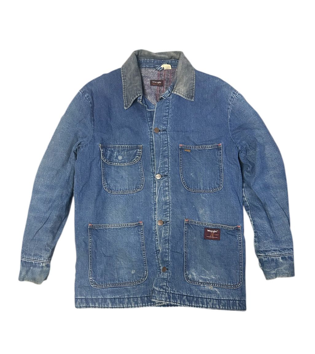 Wrangler Trashed vintage wrangler workwear Jacket Size US M / EU 48-50 / 2 - 1 Thumbnail