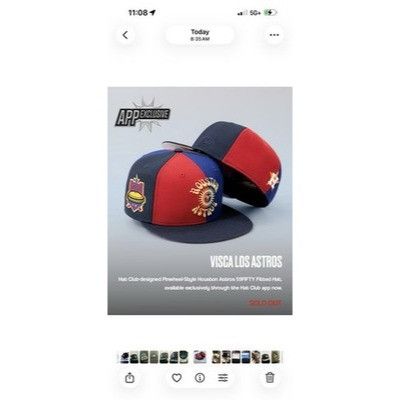 New Era Houston Astros Visca Los Astros Hat Club 59FIFTY 7 3/4 Pinwh Size ONE SIZE - 6 Thumbnail