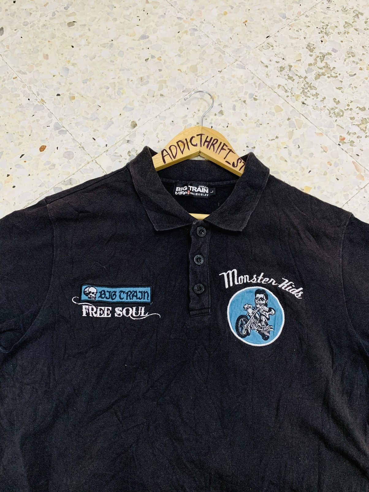 Vintage VINTAGE OSAKA BIG TRAIN JEAN MONSTER KIDS BACK-HIT Size US L / EU 52-54 / 3 - 3 Thumbnail