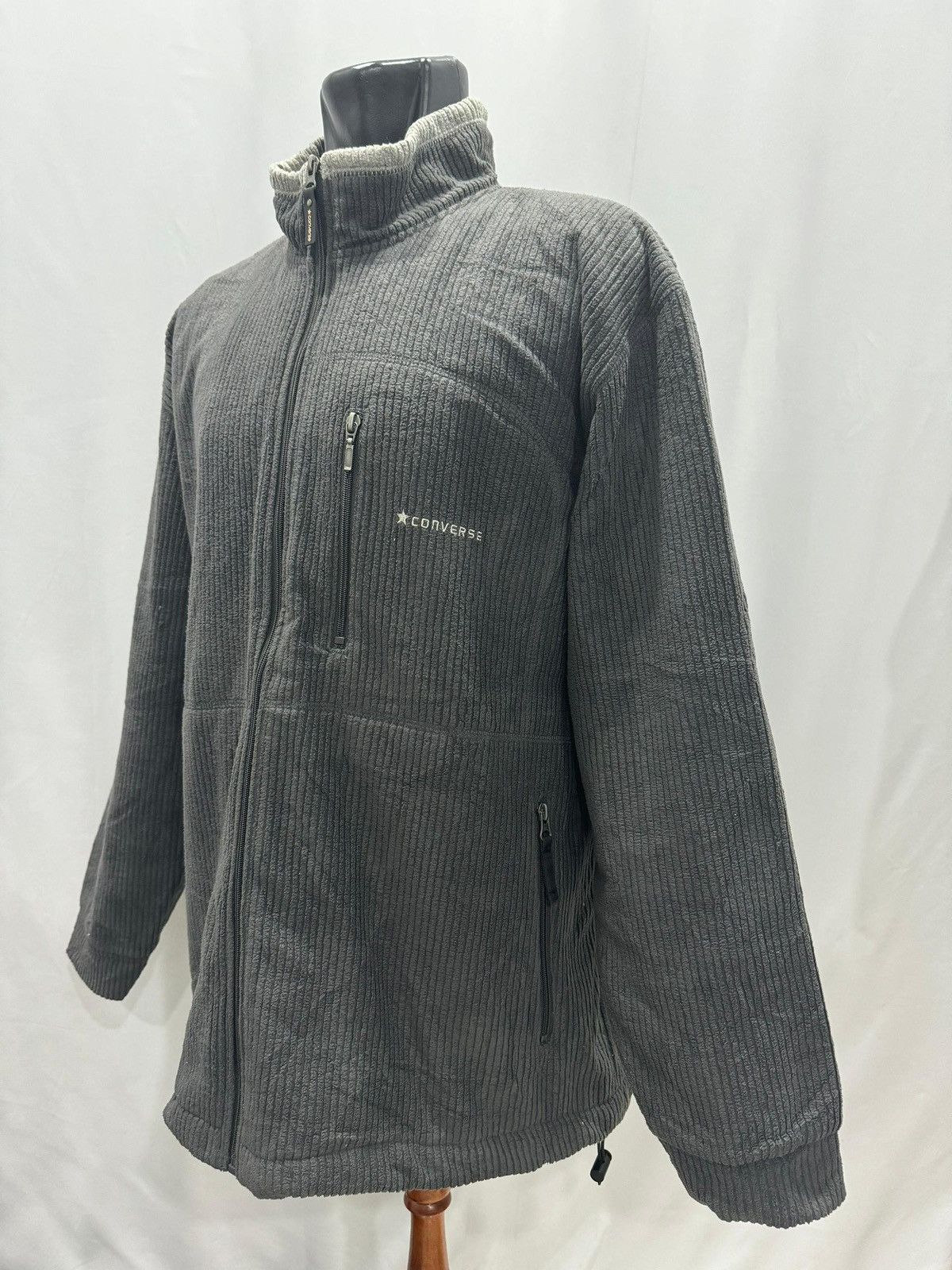 Converse Converse Corduroy Jacket Mens Full Zip Coat Size US XXL / EU 58 / 5 - 6 Thumbnail