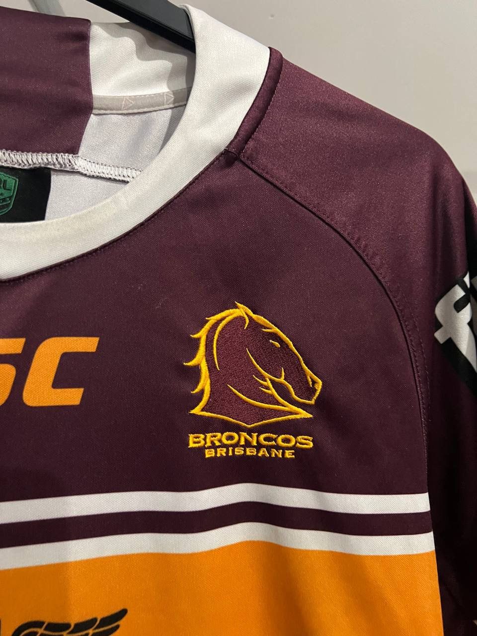 New Zealand Outback 2019 NRL BRONCOS BRISBANE RUGNY UNION SHIRT JERSEY ISC 2XL Size US XXL / EU 58 / 5 - 6 Thumbnail