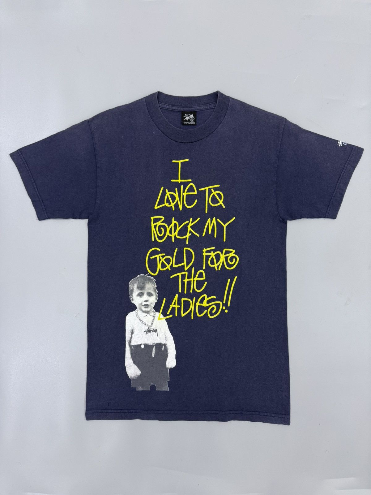 Streetwear × Stussy × Vintage Vintage Stussy I Love To Rock My