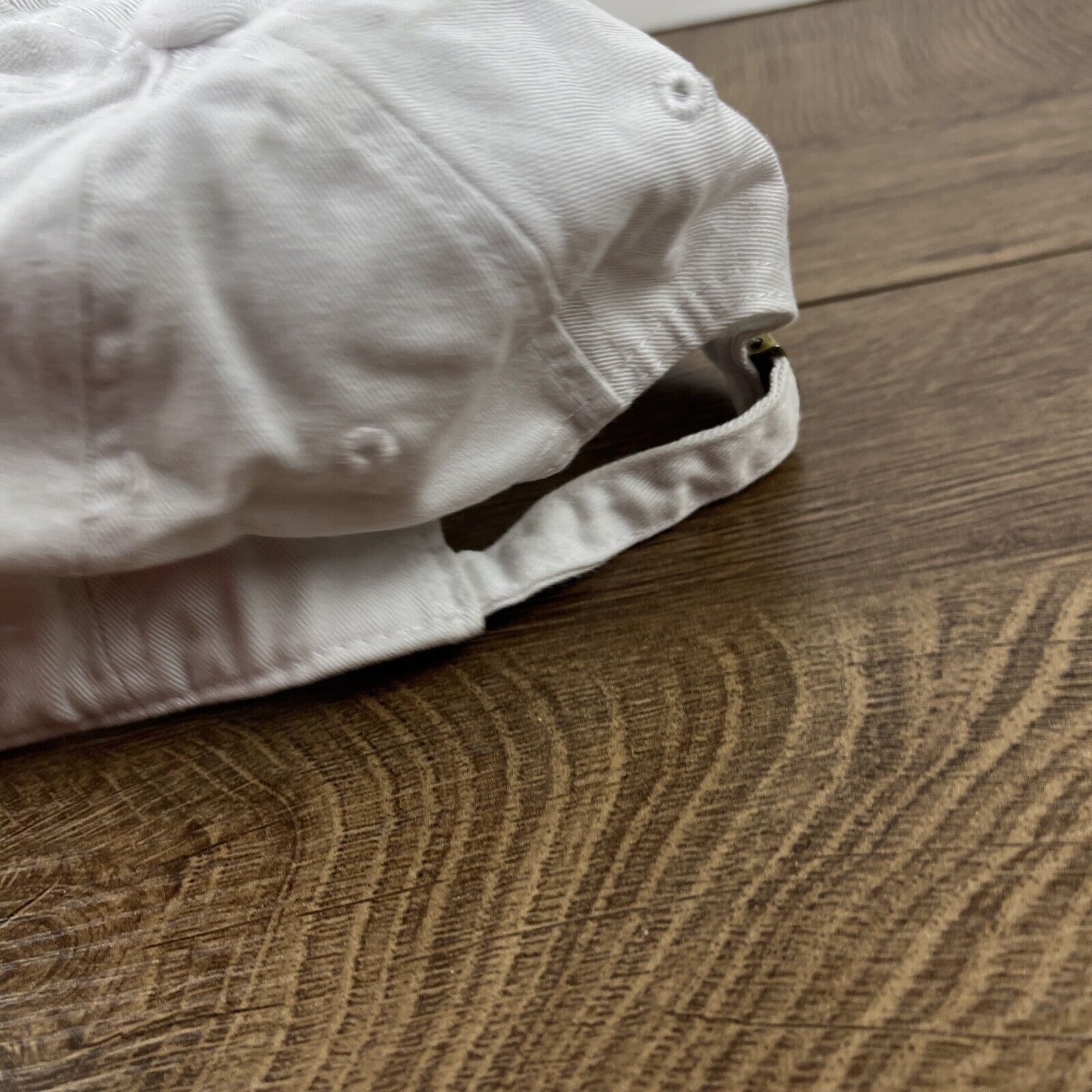 Other Plain White Baseball Hat White Hat Adjustable Adult Size Hat Size ONE SIZE - 8 Thumbnail