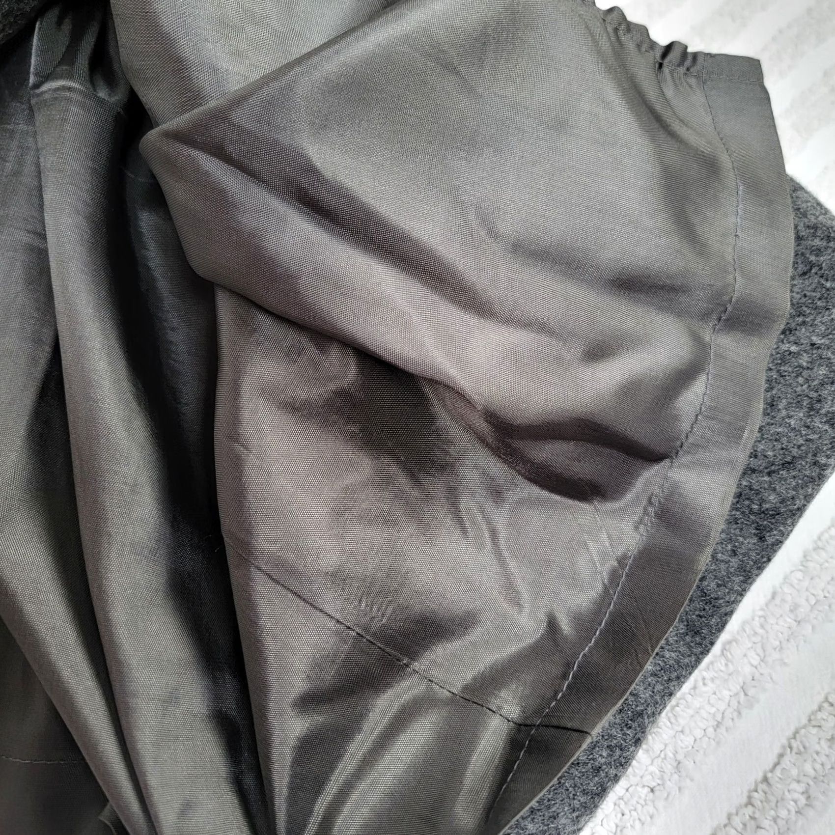 Vintage Vintage Panther Skirt Size 7/8 Gray 100% Wool Pleated Knee Length ILGWU Womens Size 28" / US 6 / IT 42 - 6 Thumbnail