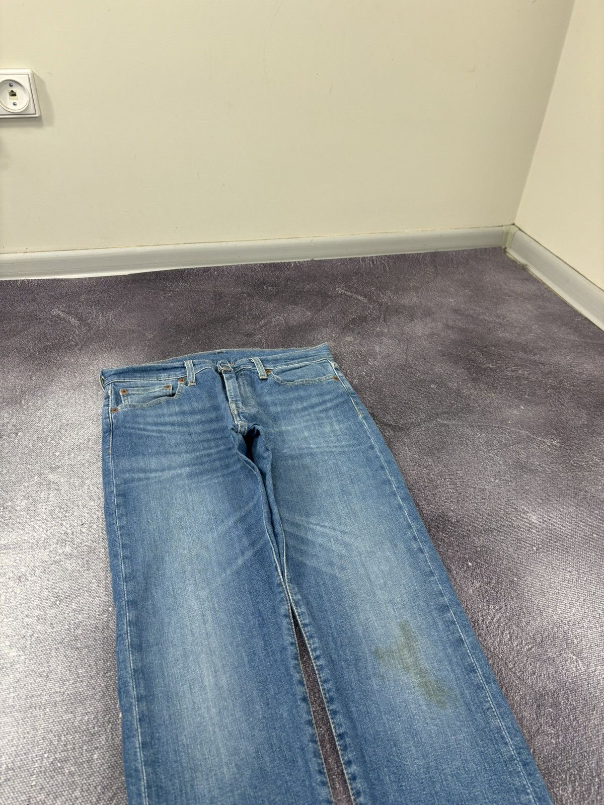 Levi's Levi’s Premium 512 Big E Men’s Skinny Fit Blue Denim Jeans Size US 30 / EU 46 - 8 Thumbnail