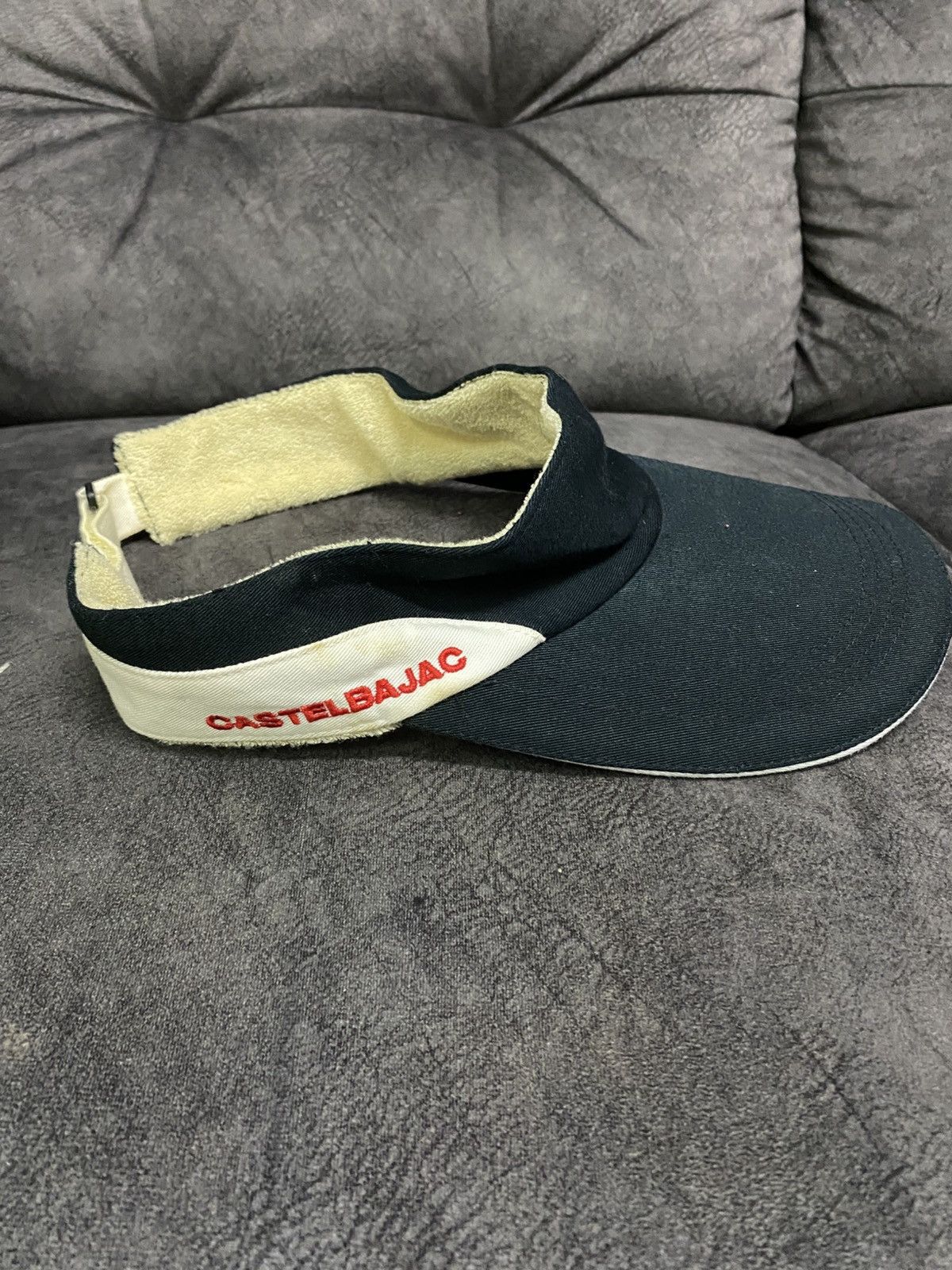 Jean Charles De Castelbajac Castelbajac Sport Visor Cap Terry Cloth Lining Size ONE SIZE - 3 Thumbnail
