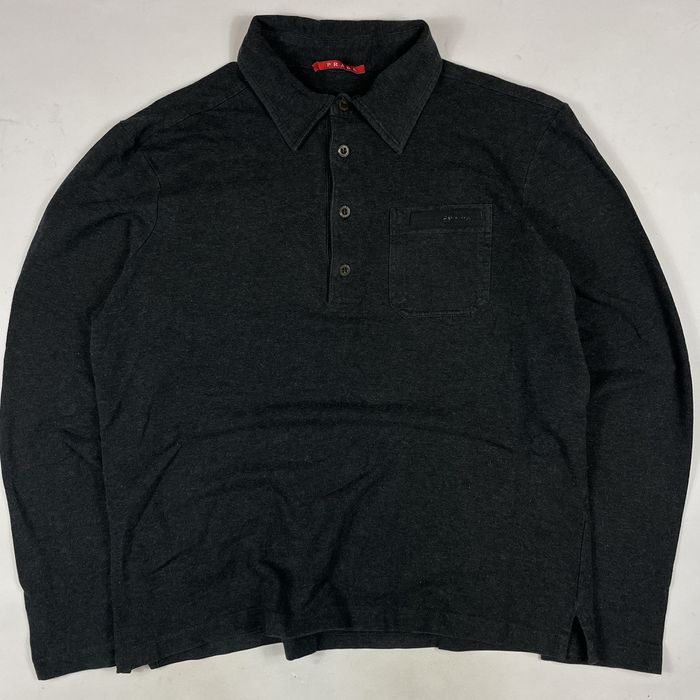 Prada long sleeve outlet polo shirt