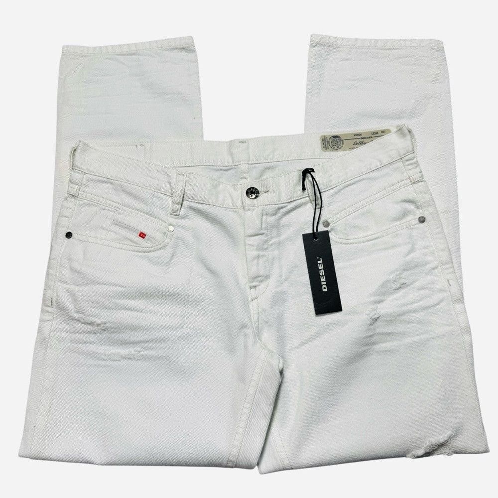 Diesel NWT New $198 Diesel Belthy Ankle White Jeans Size 31 Size 31" - 3 Thumbnail