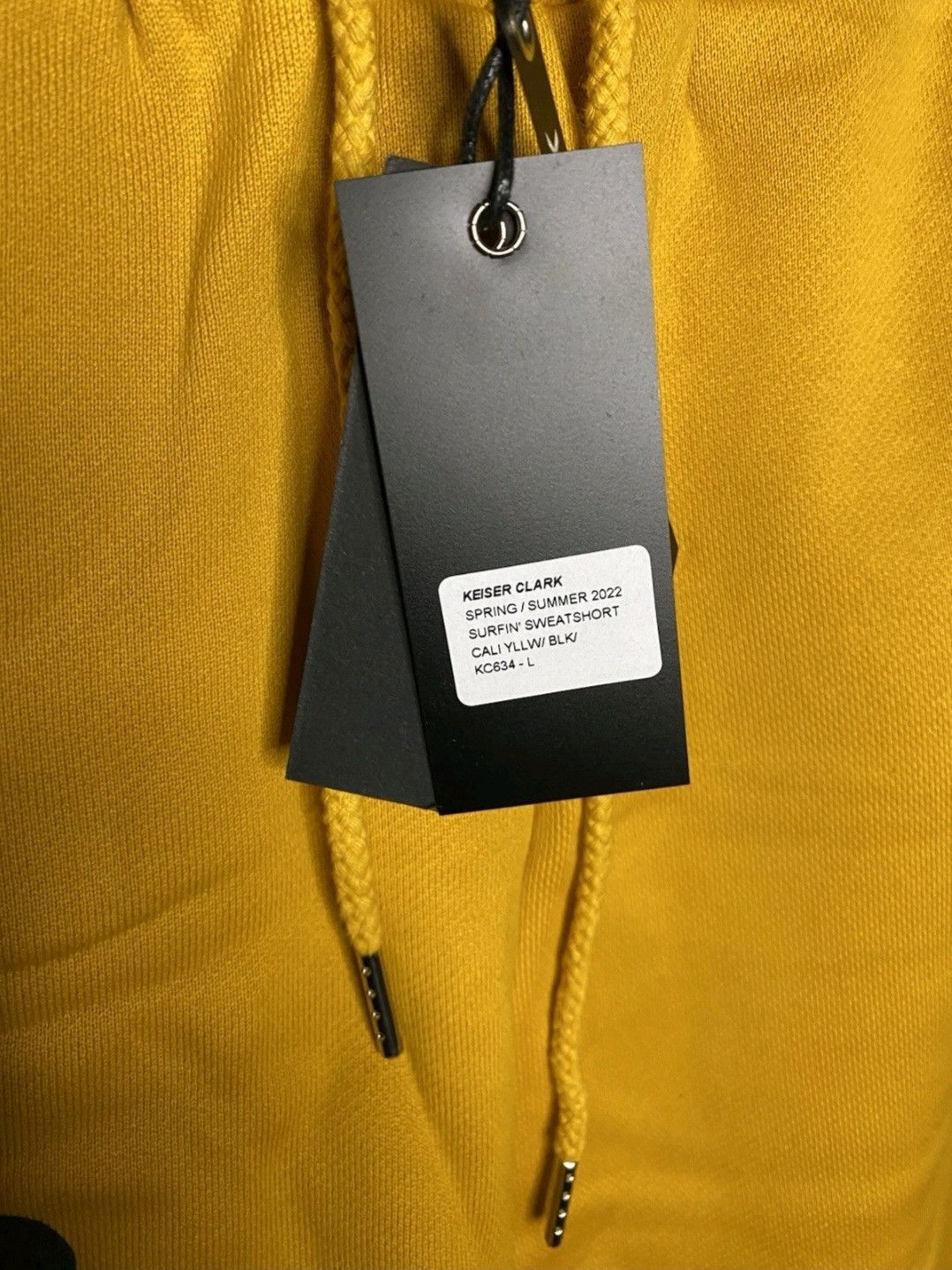 Keiser Clark KEISER CLARK SURFIN' SWEATSHORT CALI YELLOW BLACK Size L Size US 36 / EU 52 - 4 Thumbnail