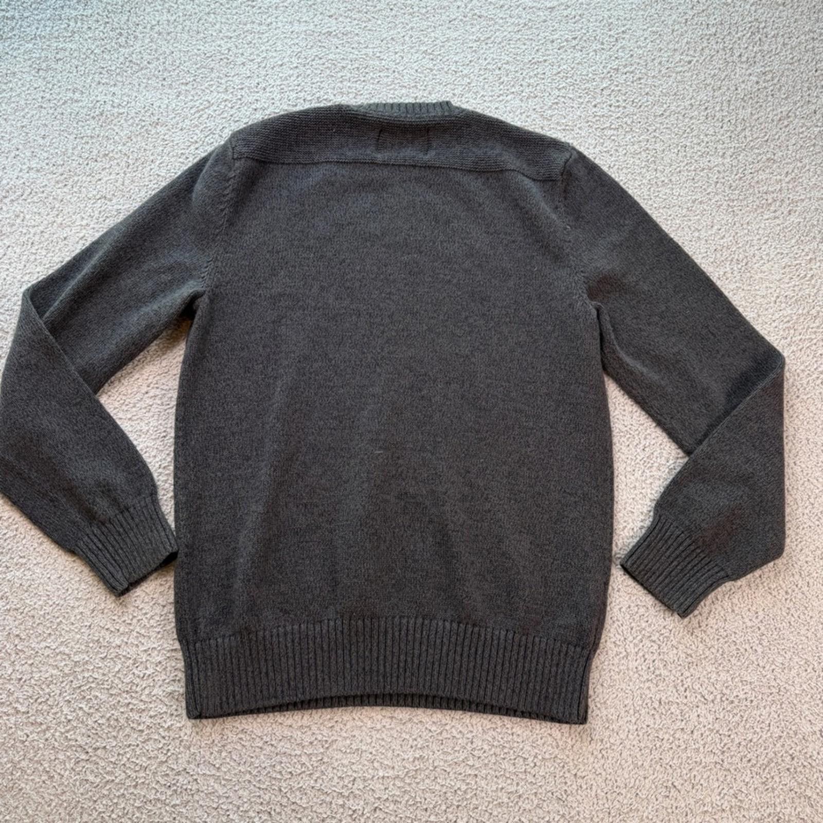 Eddie Bauer Eddie Bauer Mens Tall Medium Charcoal Gray Pullover Sweater Size US M / EU 48-50 / 2 - 3 Thumbnail