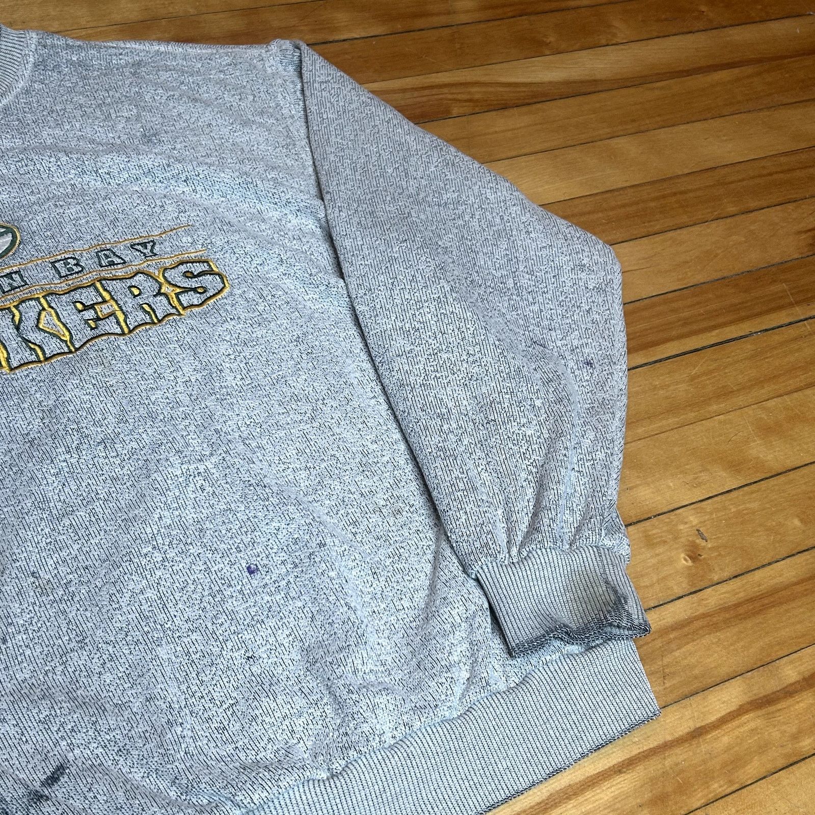 NFL Y2K Green Bay Packers Gray Crewneck XL Size US XL / EU 56 / 4 - 4 Thumbnail