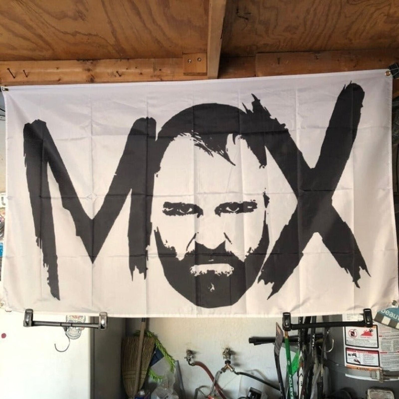 Other AEW Jon Moxley 5ft MOX Flag All Elite Wrestling WWF Ambrose Size ONE SIZE - 3 Thumbnail