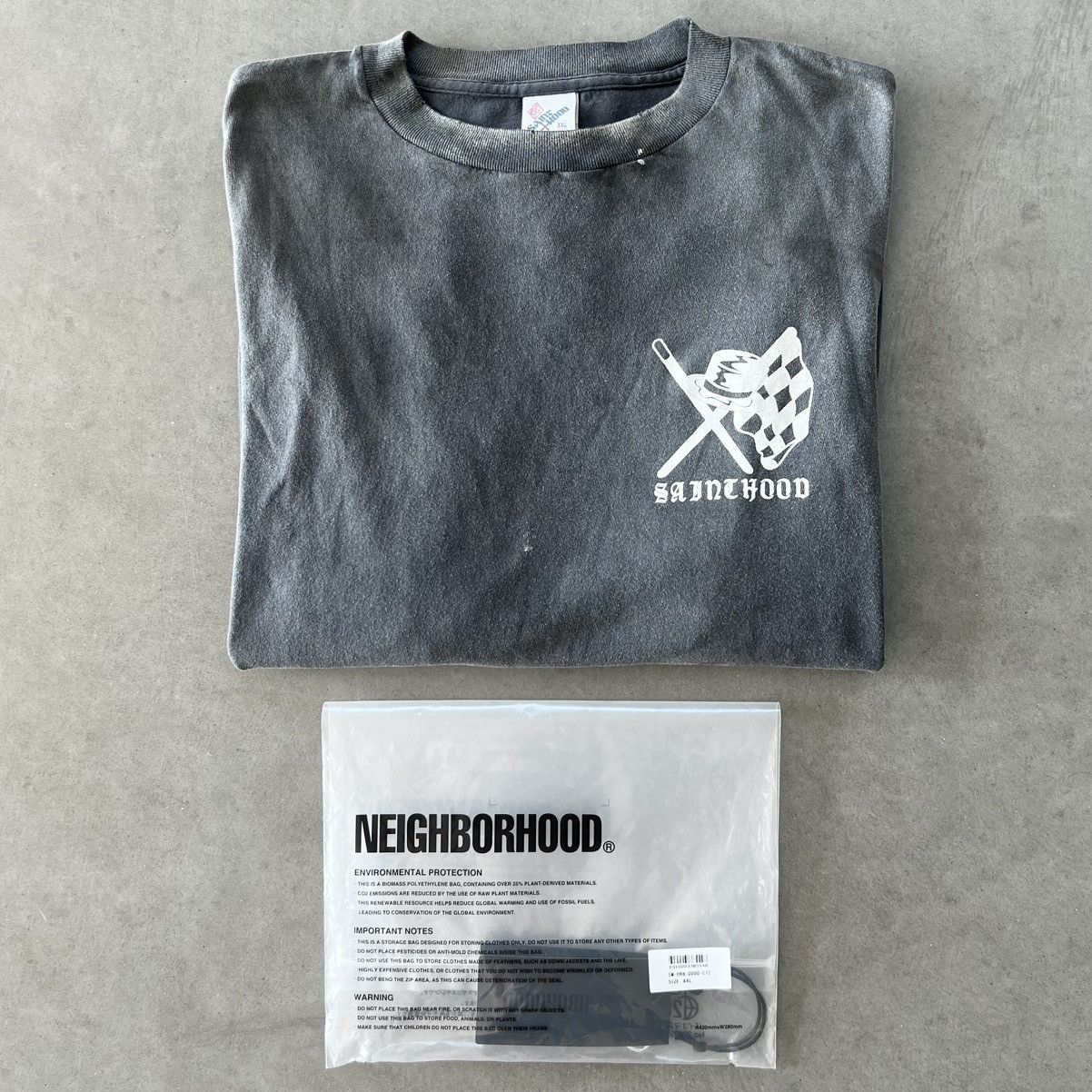 Neighborhood × Saint Michael ❤️‍🔥 SPEED KILLS L/S : SAINT HOOD : JAPANESE BRAND COLAB. Size US XXL / EU 58 / 5 - 21 Thumbnail
