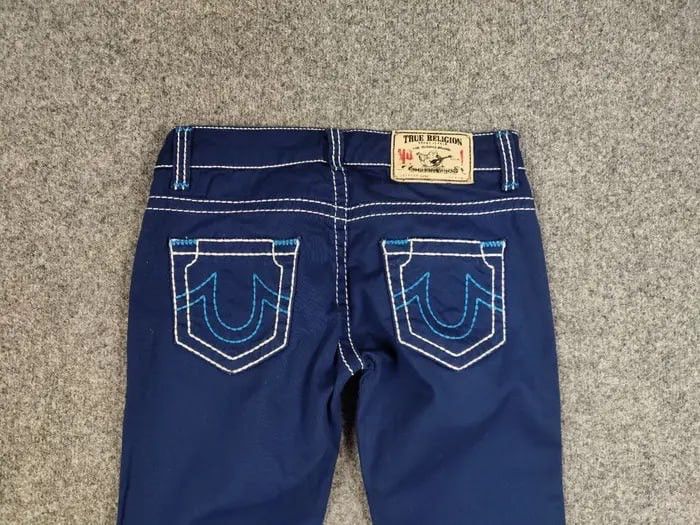 True Religion True Religion Geno Denim Slim Jeans Made in USA Y2K Style Size 28" / US 6 / IT 42 - 8 Thumbnail