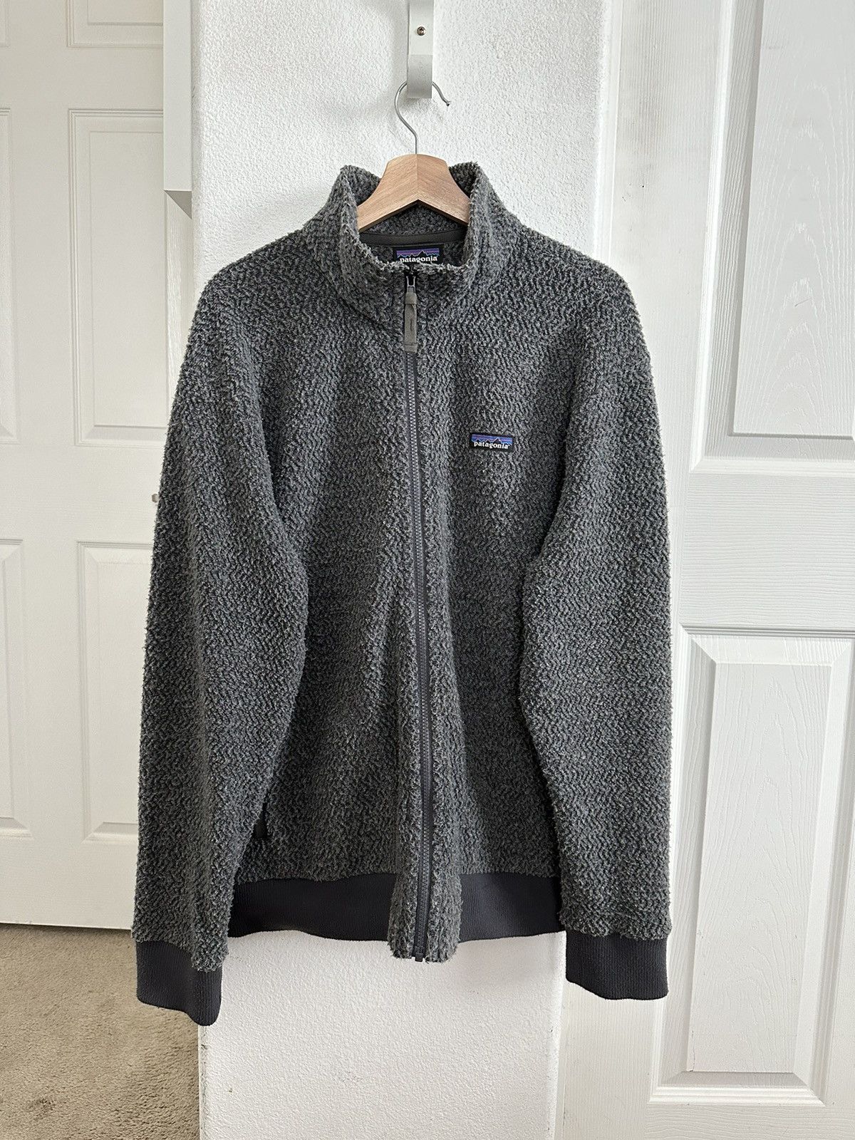 Image of Patagonia Woolyester Fleece Jacket in Grey, Men's (Size XL)