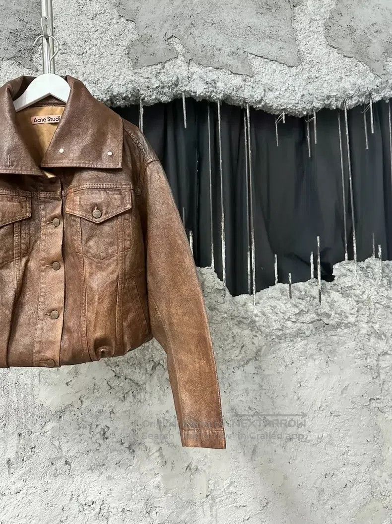 Acne Studios Acne Studios size:34 Brown denim jacket Size XS / US 0-2 / IT 36-38 - 4 Thumbnail