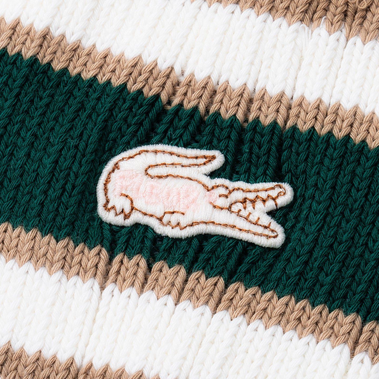 Golf le Fleur × Lacoste Golf le Fleur WHITE STRIPED RIBBED SOCKS Size ONE SIZE - 2 Thumbnail