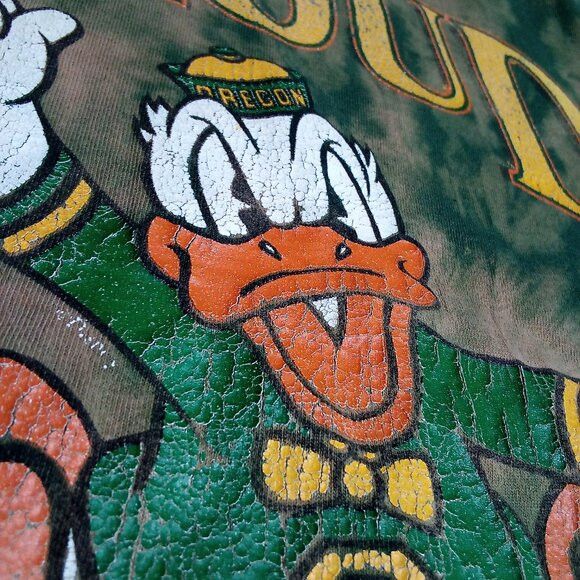 Other Vintage 90s Proud To Be An Oregon Duck Tie Dye T-Shirt Size US L / EU 52-54 / 3 - 3 Thumbnail