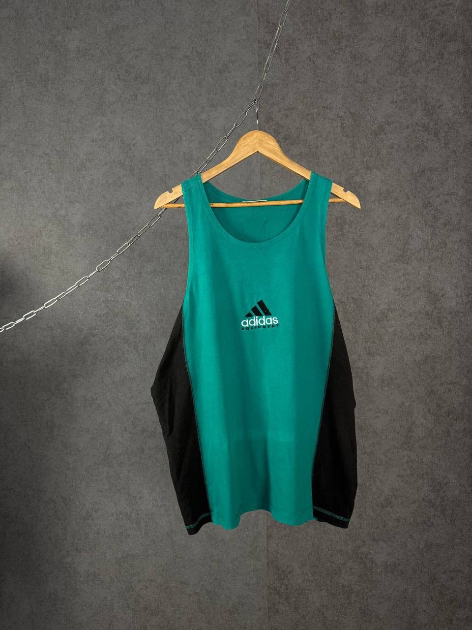 Adidas Adidas Equipment vintage center logo tank top Size US XL / EU 56 / 4 - 1 Thumbnail