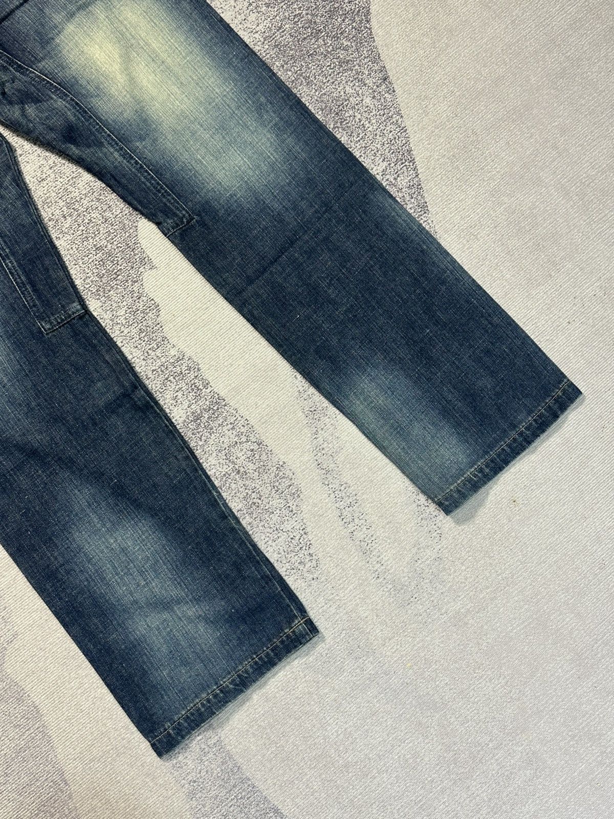 Marithe + Francois Girbaud 00s Marithe Francois Girbaud Bondage Washed Denim Jeans Size US 31 - 4 Thumbnail