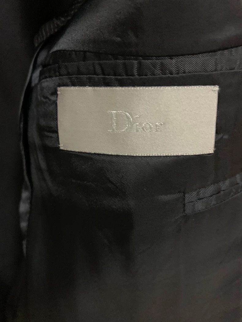 Dior Dior 08fw show style black two button sword collar blazer N Size 46R - 4 Thumbnail