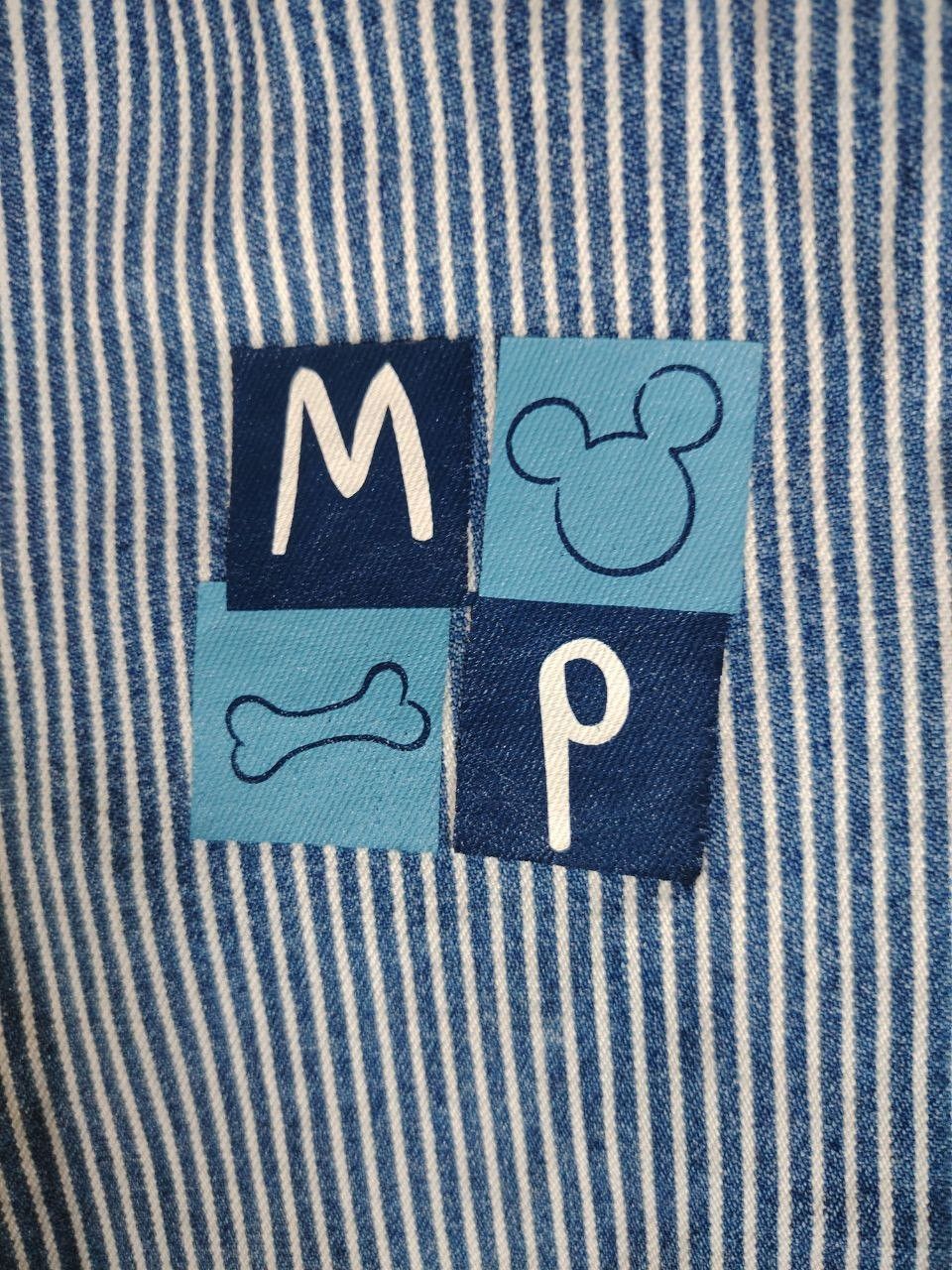 Disney Vintage 90s Disney Store Hickory Stripe Carpenter Pants Size US 30 / EU 46 - 3 Thumbnail