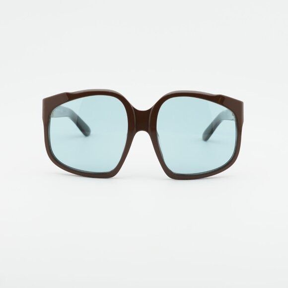 Miu Miu Miu Miu MUA07S 24D20R Sunglasses Shiny Brown Square Frame Size ONE SIZE - 3 Thumbnail