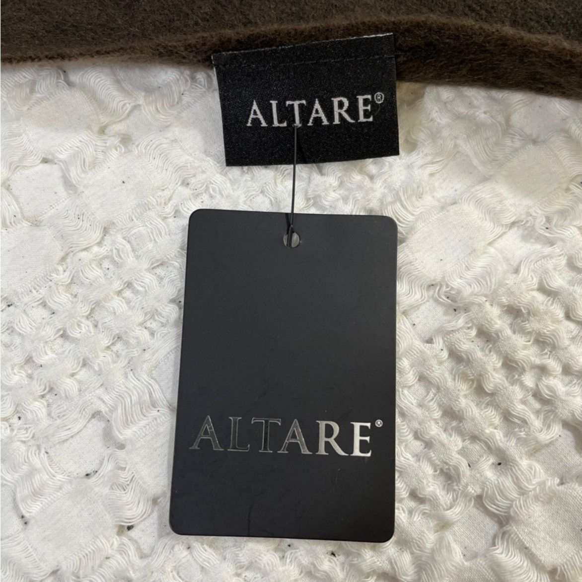 Other Altare Women's Brown Striped 100% Acrylic Scarf 68"x12" SKU Size ONE SIZE - 4 Thumbnail