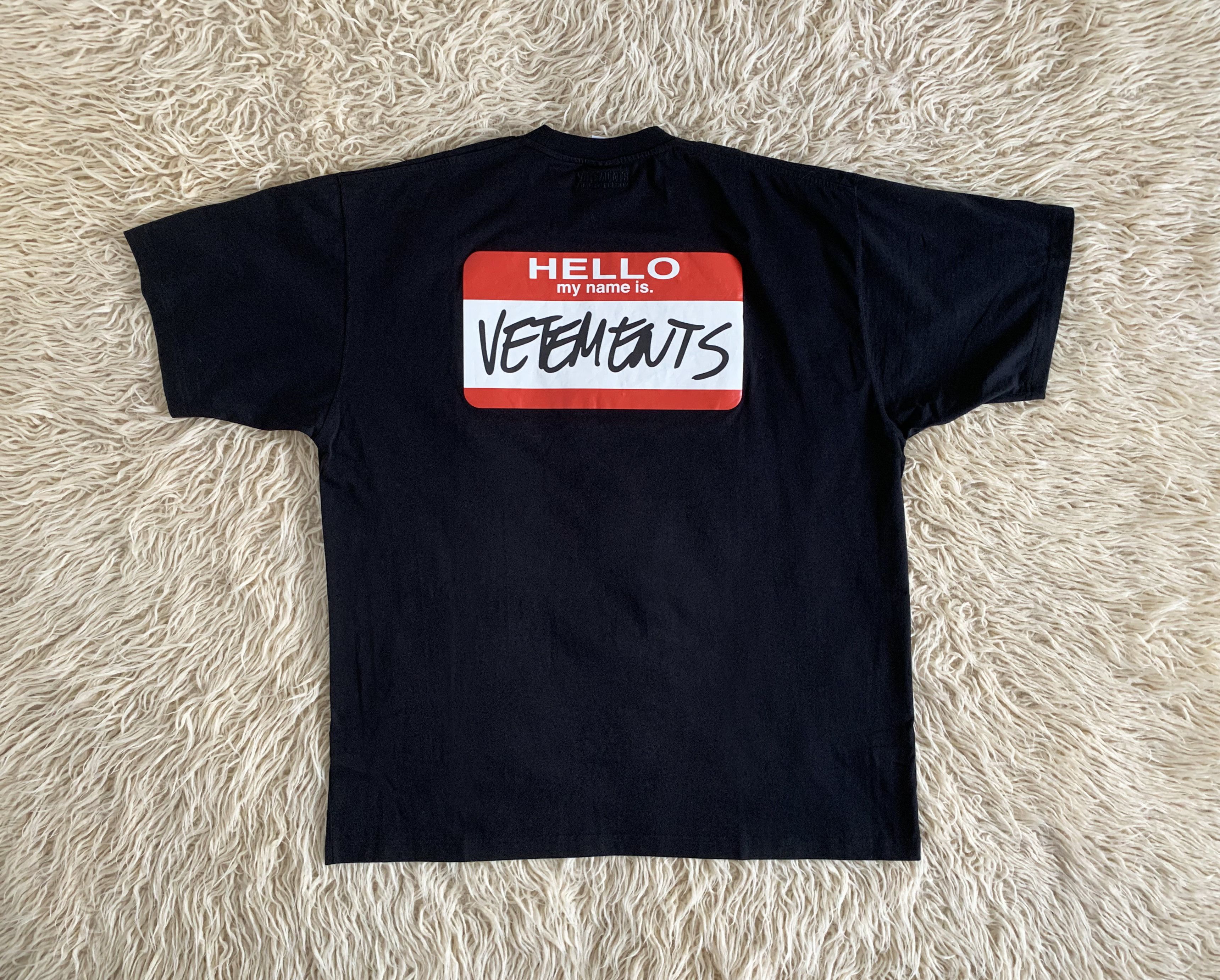 Vetements Black Moon Planet Number T-Shirt | Grailed
