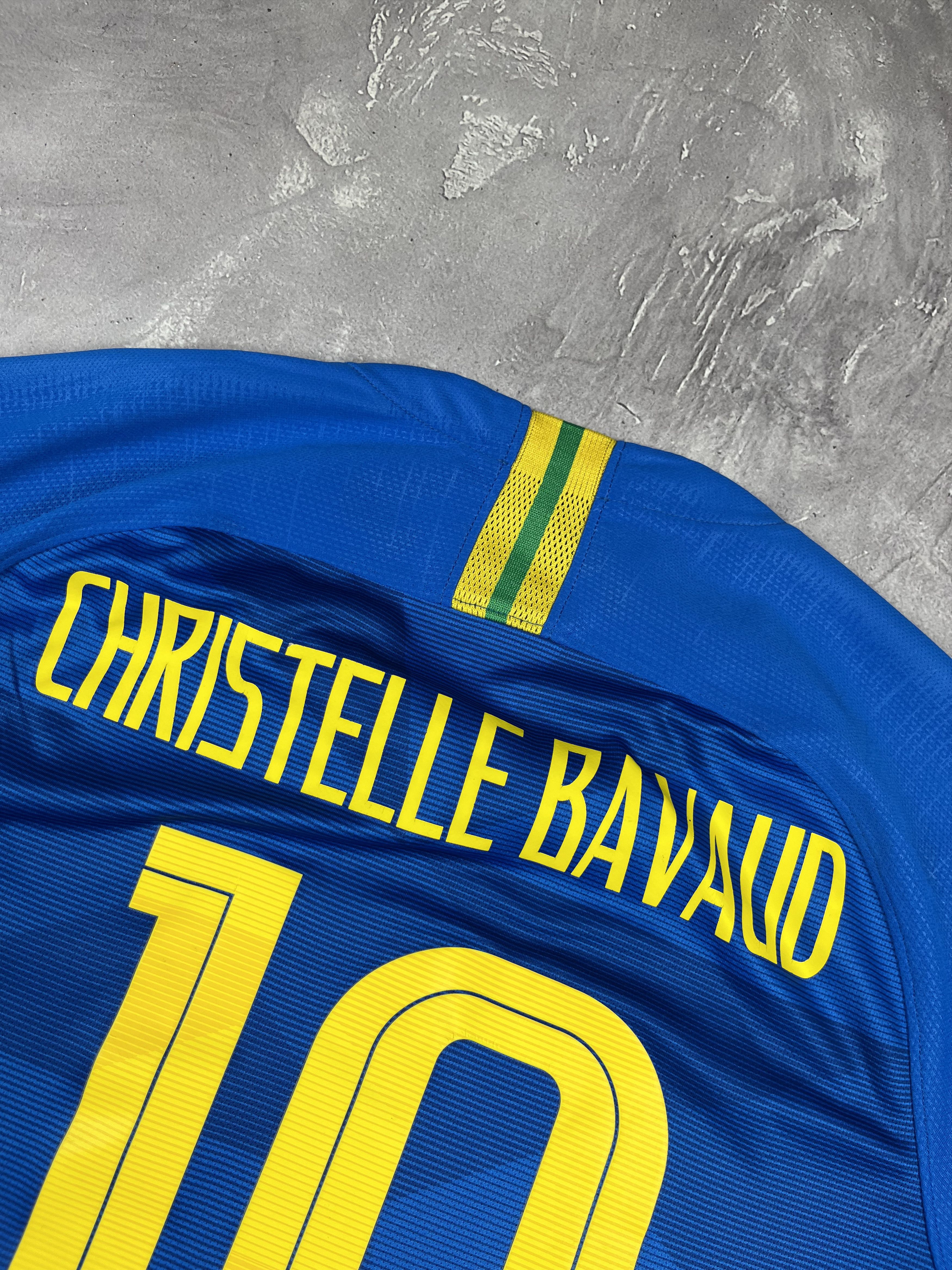 Nike BRAZIL 2018 2019 AWAY FOOTBALL SHIRT NIKE TEAM JERSEY Size US S / EU 44-46 / 1 - 7 Thumbnail